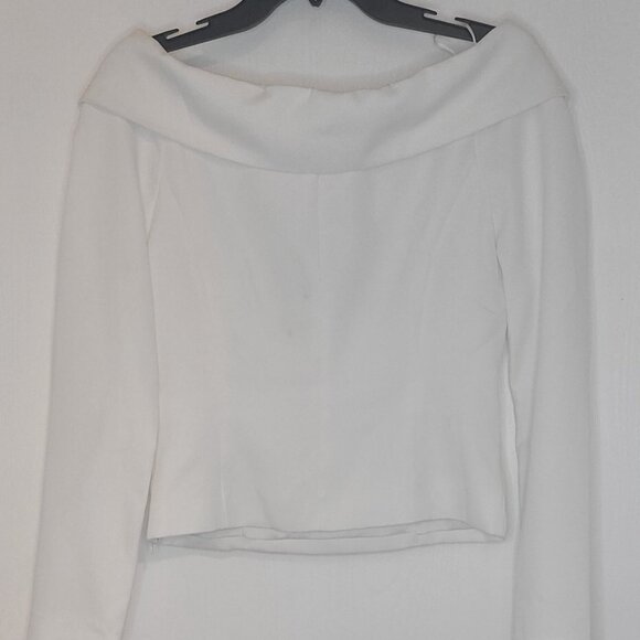 ASTR The Label White Off the Shoulder with Side Zipper - Picture 2 of 4